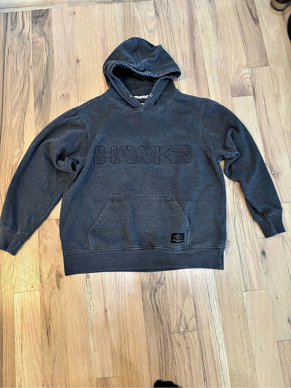 Tony Hawk Pullover Hoodie in Gray Large